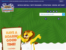 Tablet Screenshot of lionswateradventure.com